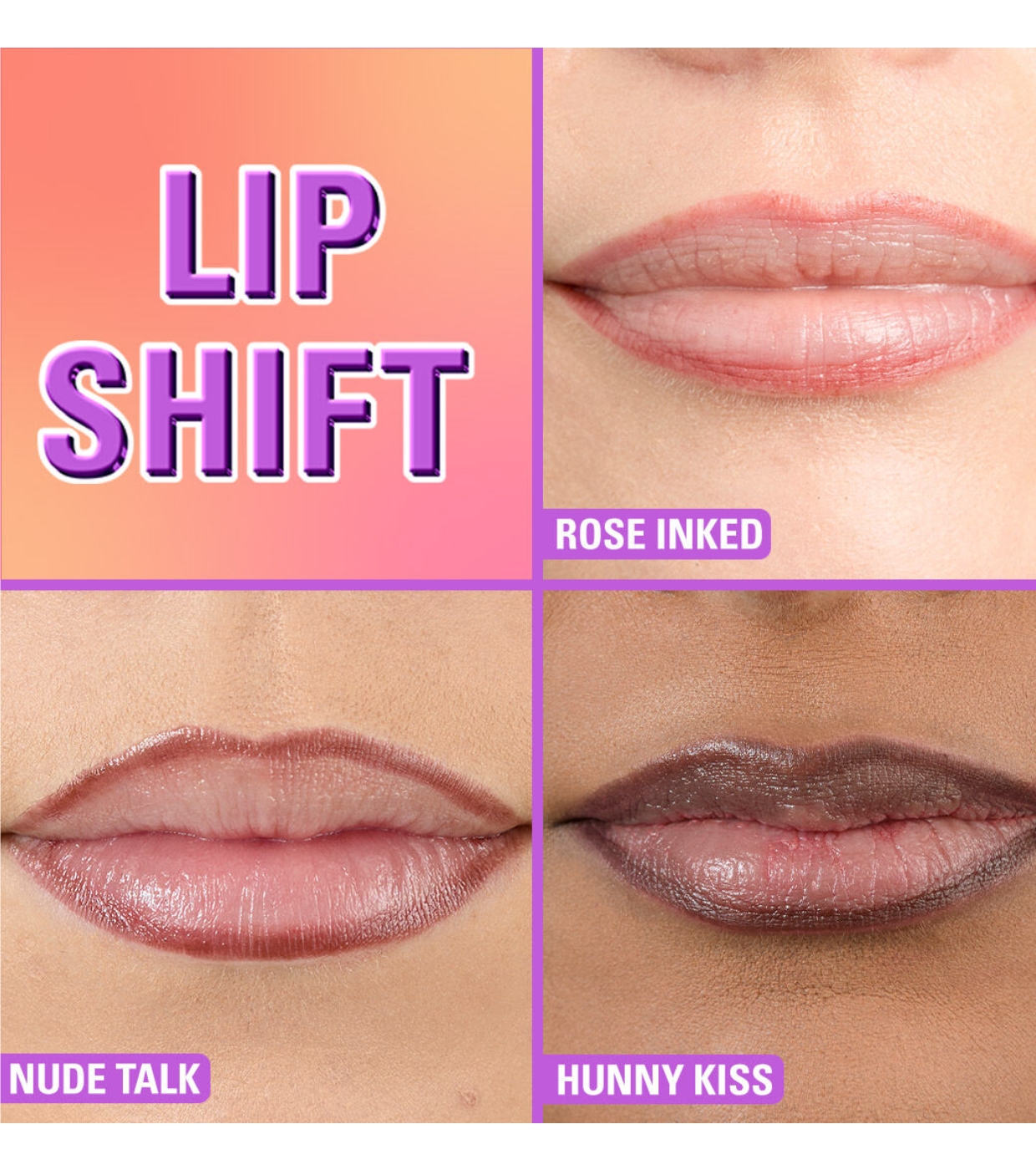 Makeup Revolution - Delineador de lábios Lip Shift Ink Peel Off - Hunny Kiss