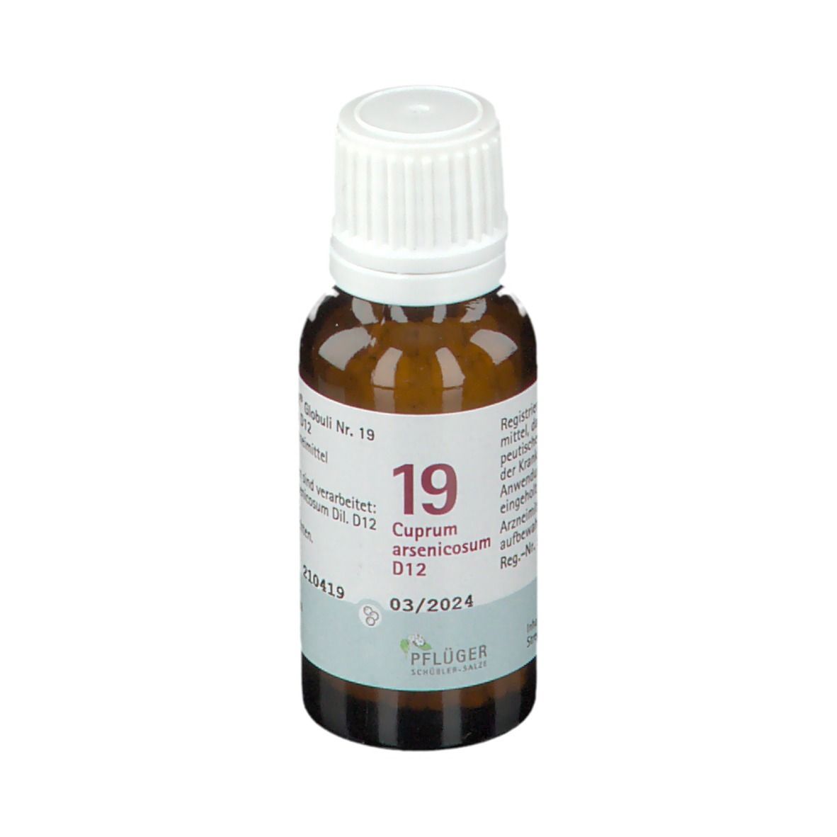 BIOCHEMIE PFLÜGER® Nr. 19 Cuprum arsenicosum D12