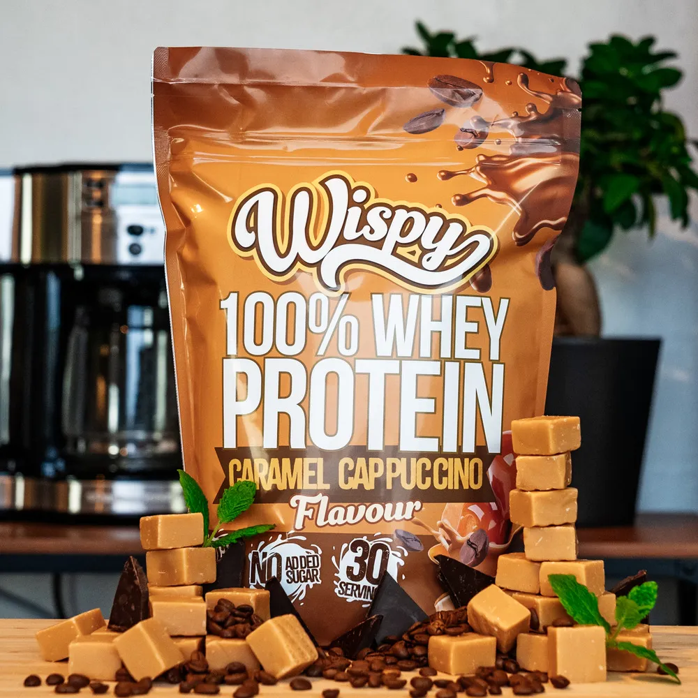 Wispy Whey Caramel Cappuccino - 1000 g.
