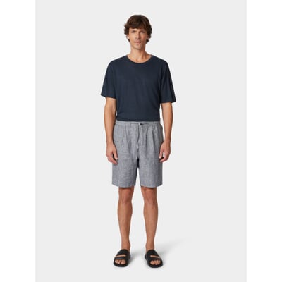 Herrenshorts Leinen, Blaumelange