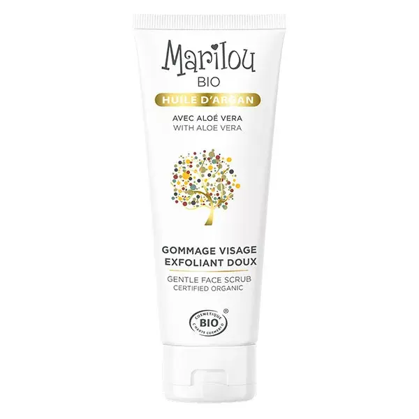 Esfoliante facial orgânico de argan Marilou 75ml