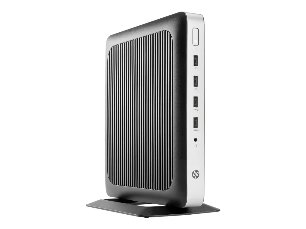 HP t630 - Tynd klient - tower - 1 x GX-420GI op til 2.2 GHz - RAM 4 GB - flash 8 GB - Radeon R7E - Gigabit Ethernet - HP ThinPro - skærm: ingen - tastatur: dansk - TAA-kompatibel