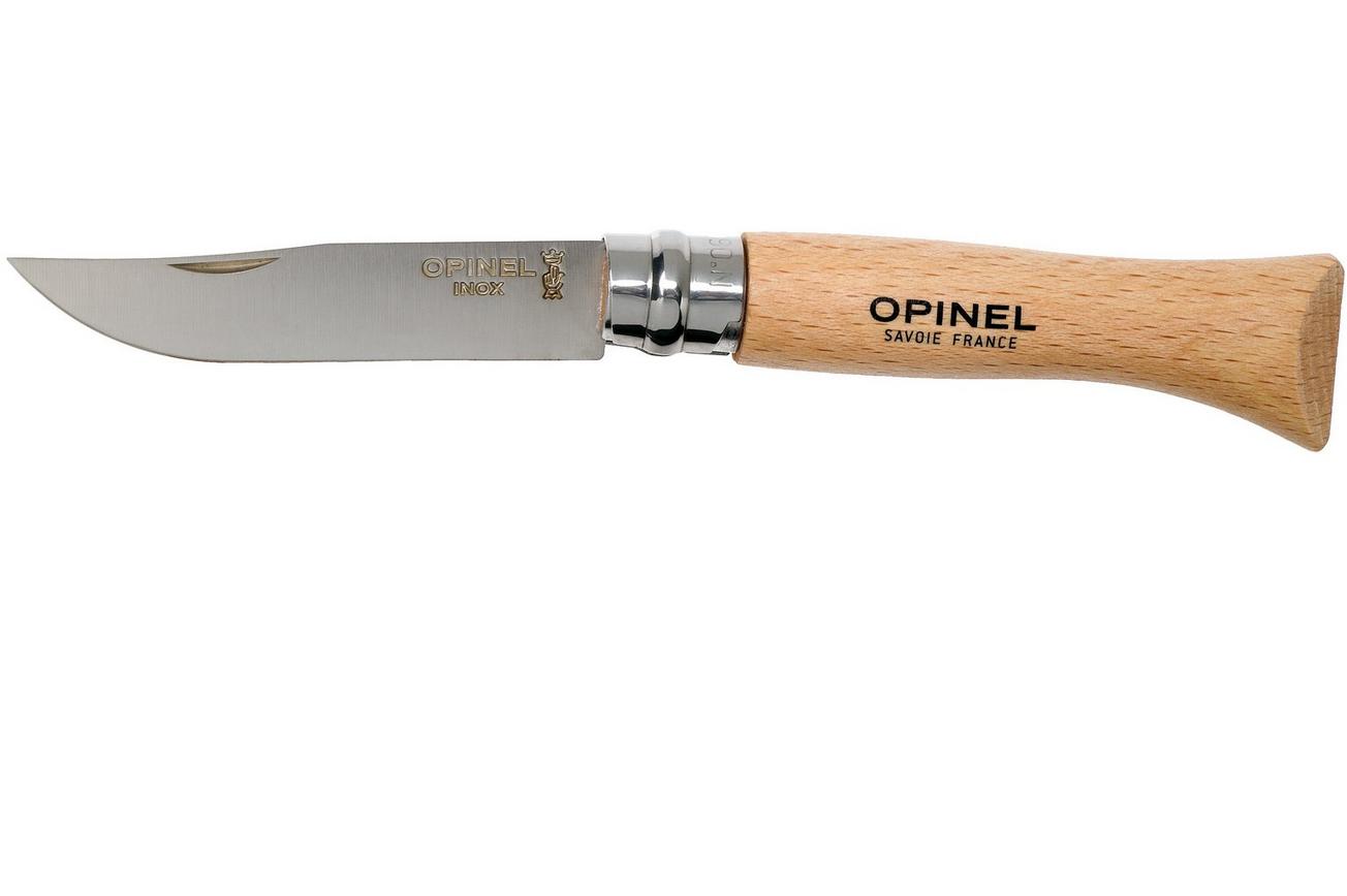 Opinel zakmes No. 06RV, RVS, lemmetlengte 7,5 cm