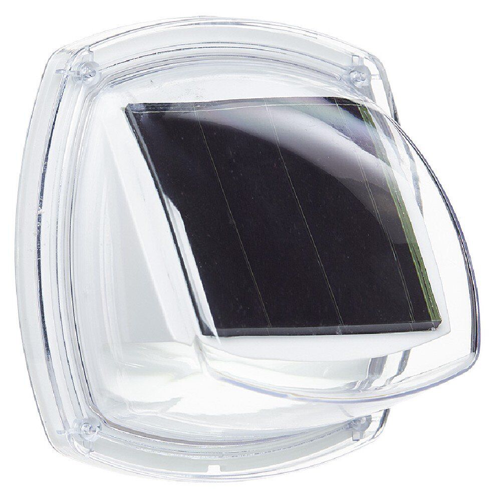Lampe solaire pour allée blanc x2