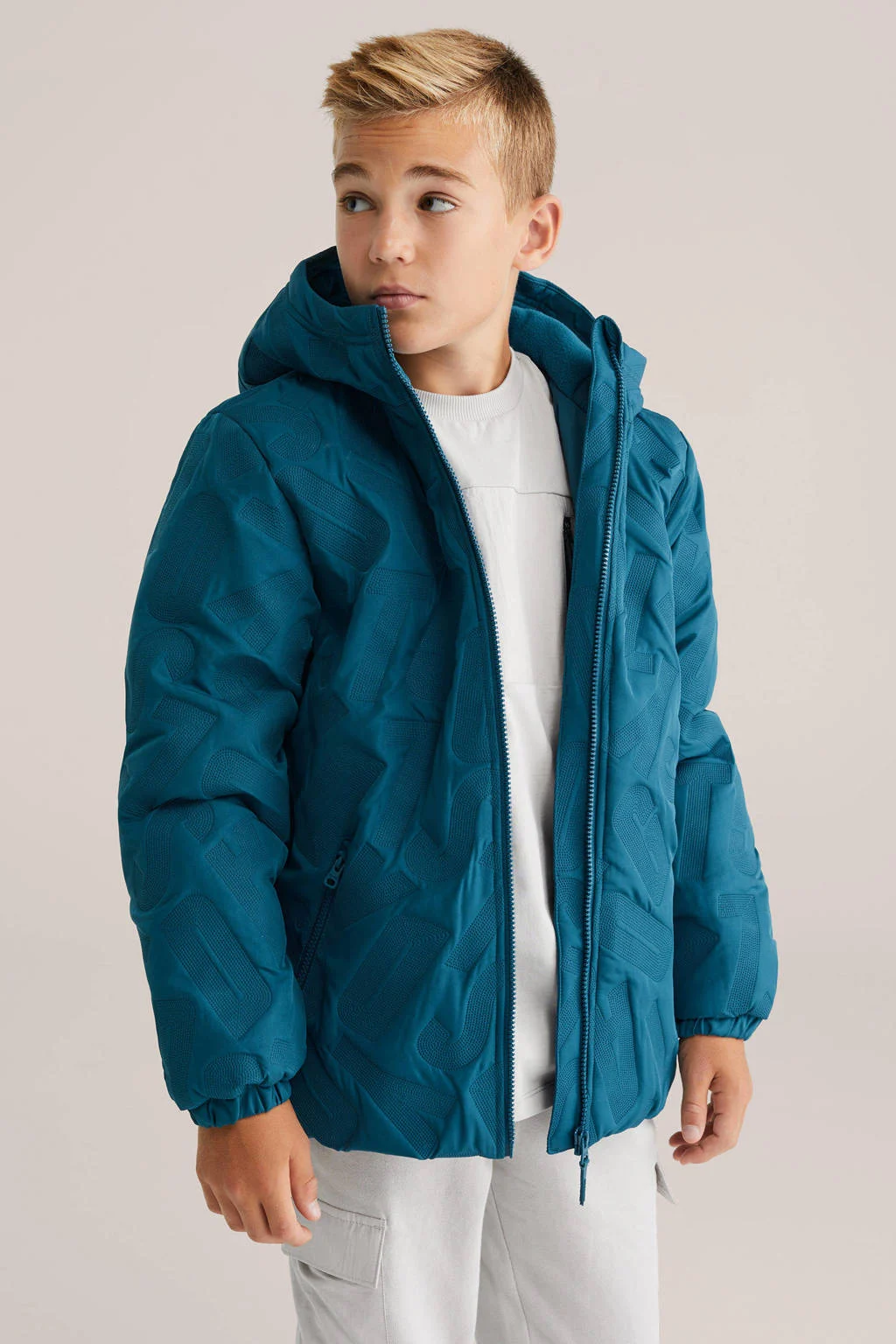 WE Fashion winterjas blauw