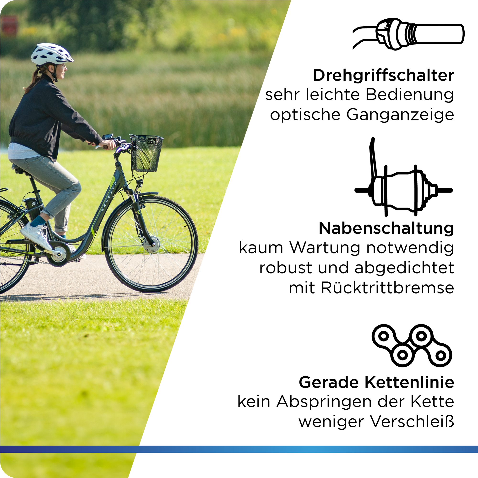 Zündapp Z510 E Bike 28 Zoll Damenfahrrad ab 155 cm mit 3 Gang Nabenschaltung und Rücktrittbremse