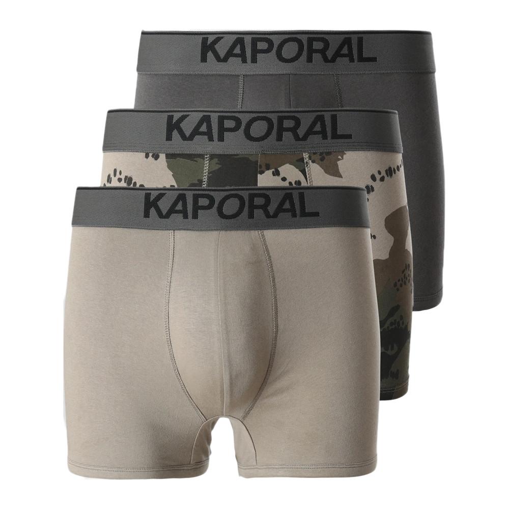Kaporal X3 Boxer Kaki/Gris Homme Kaporal Togoe