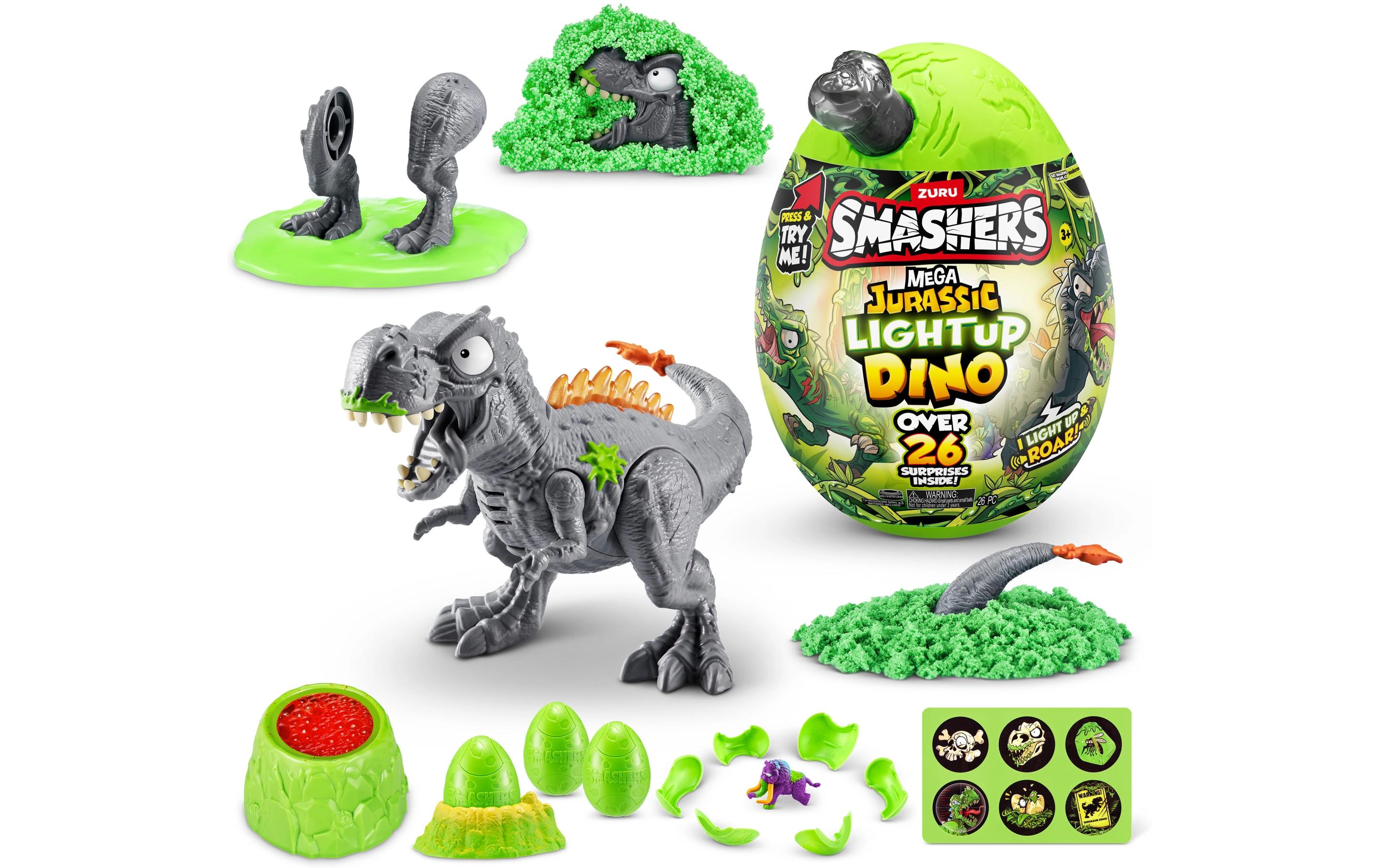 Sammelfigur Smashers Mega Jurassic Light up Dino assortiertSpielzeugfigur