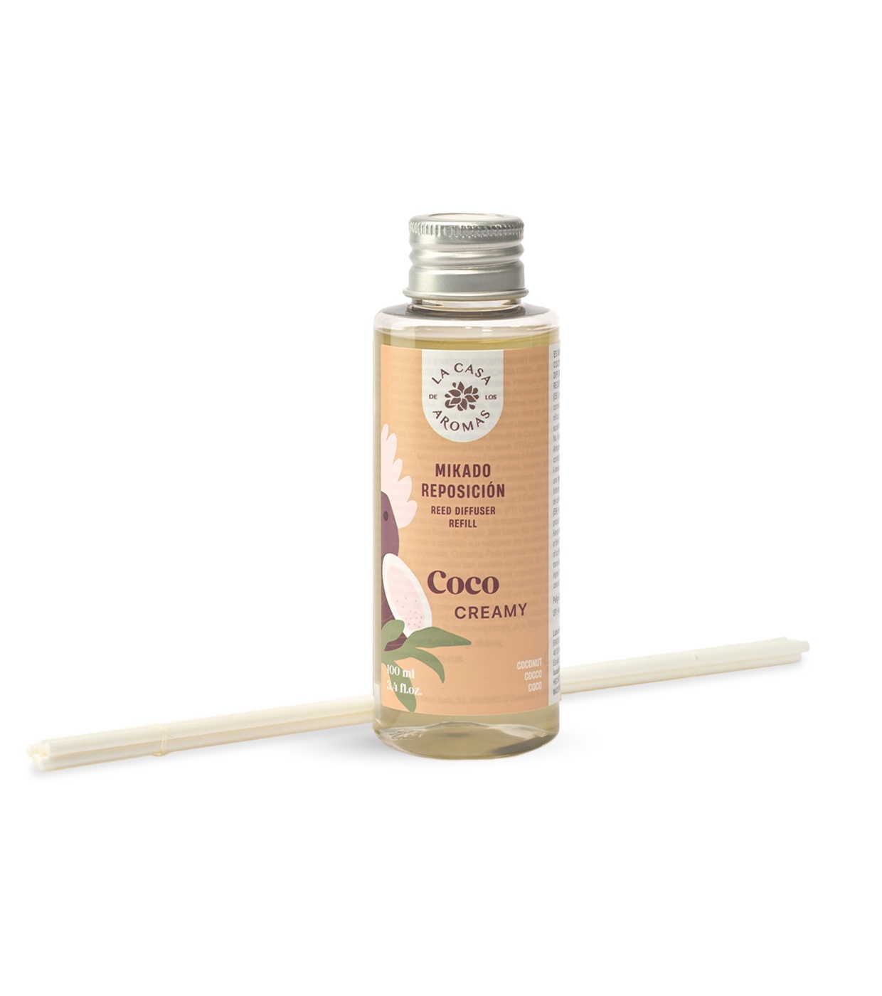 La Casa de los Aromas - Refil de ambientador Mikado 100ml - Coco