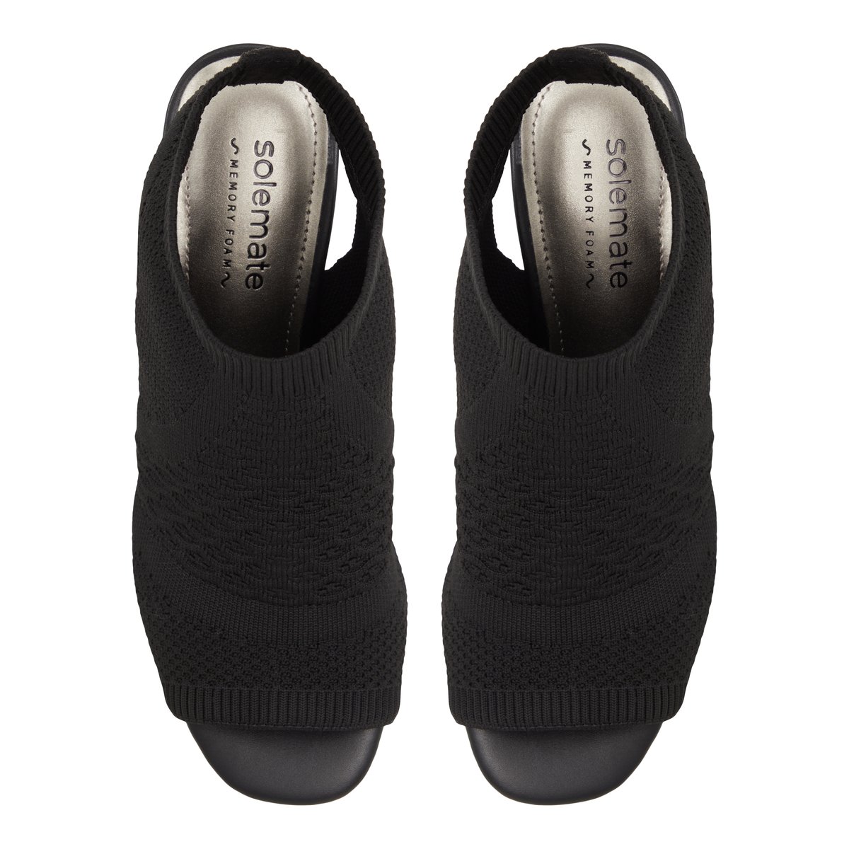 SOLEMATE-Wyleteriel-Sandales à talons hauts - Talon bloc - Noir