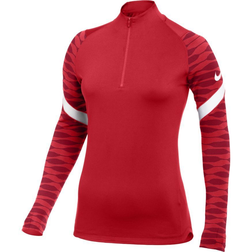 Nike Maillot d'Entraînement Dri-FIT Strike 21 Drill - Rouge/Blanc Femme
