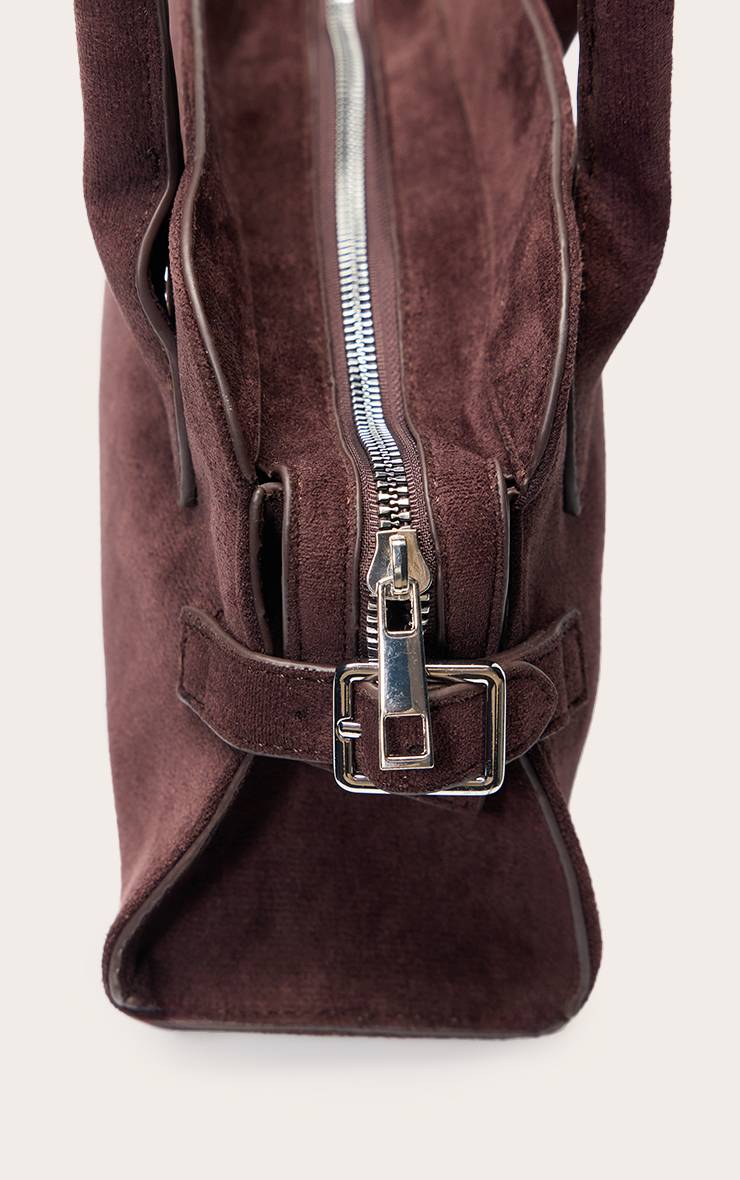 Chocolat Mini Sac À Main En Synthétique