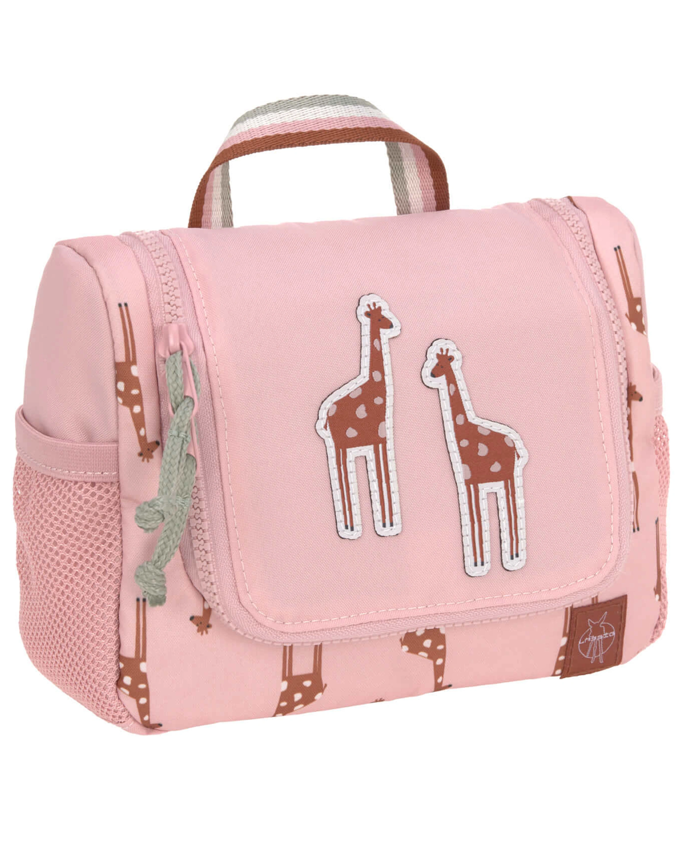 Kulturbeutel SAFARI GIRAFFE in rosa