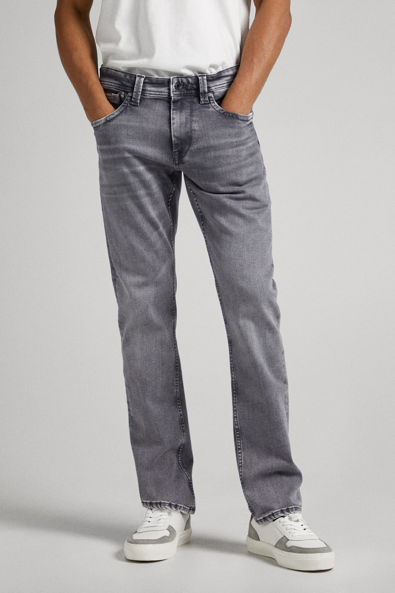 Calça jeans Cash fit com cintura regular