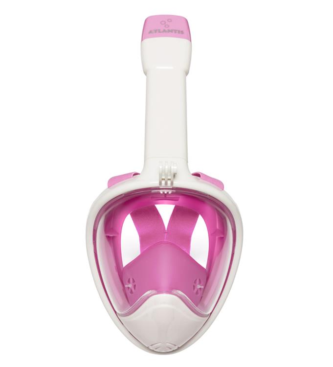 Atlantis 2.0  Wit Roze S/M Snorkelmasker