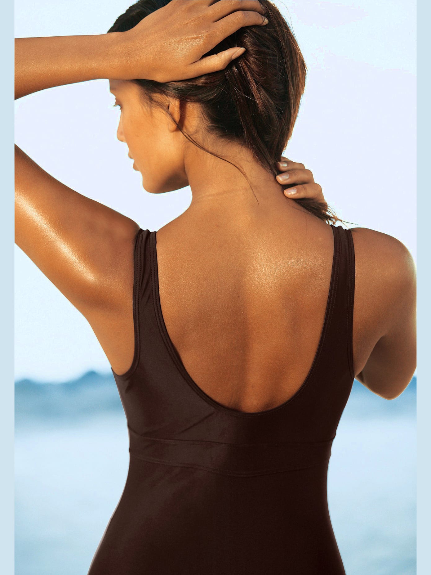 Maillot de bain silhouette sportive et élancée