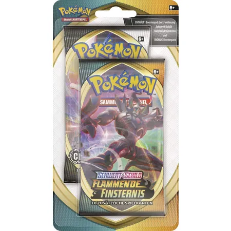 Pokemon Schwert und Schild 03 Flammende Finsternis Blister 2er Pack
