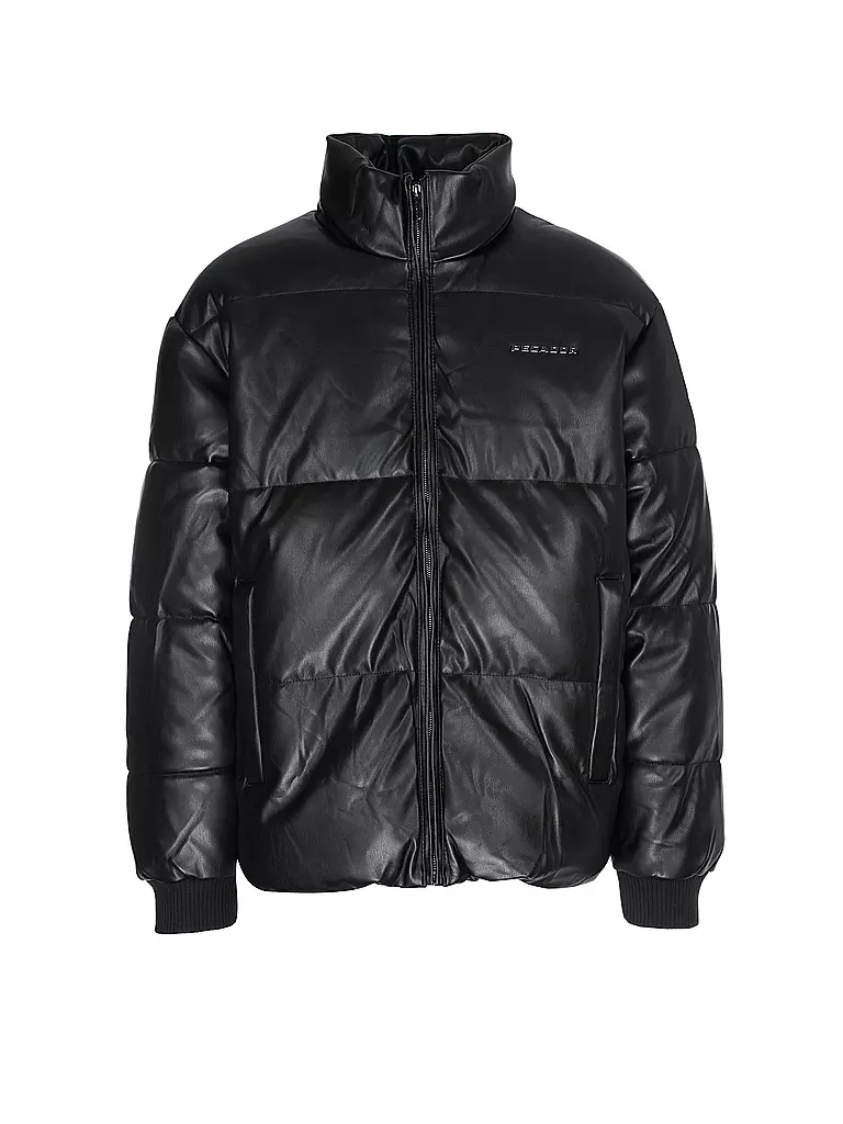 PEGADOR Jacke in Lederoptik SOLIN schwarz