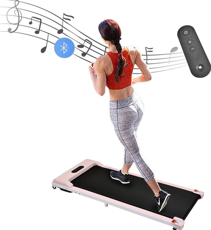 Sweiko - 2 in 1 Loopband - Voor Thuis - Afstandsbediening - 1-6 km/h Snelheid - LED Display - Bluetooth Speaker