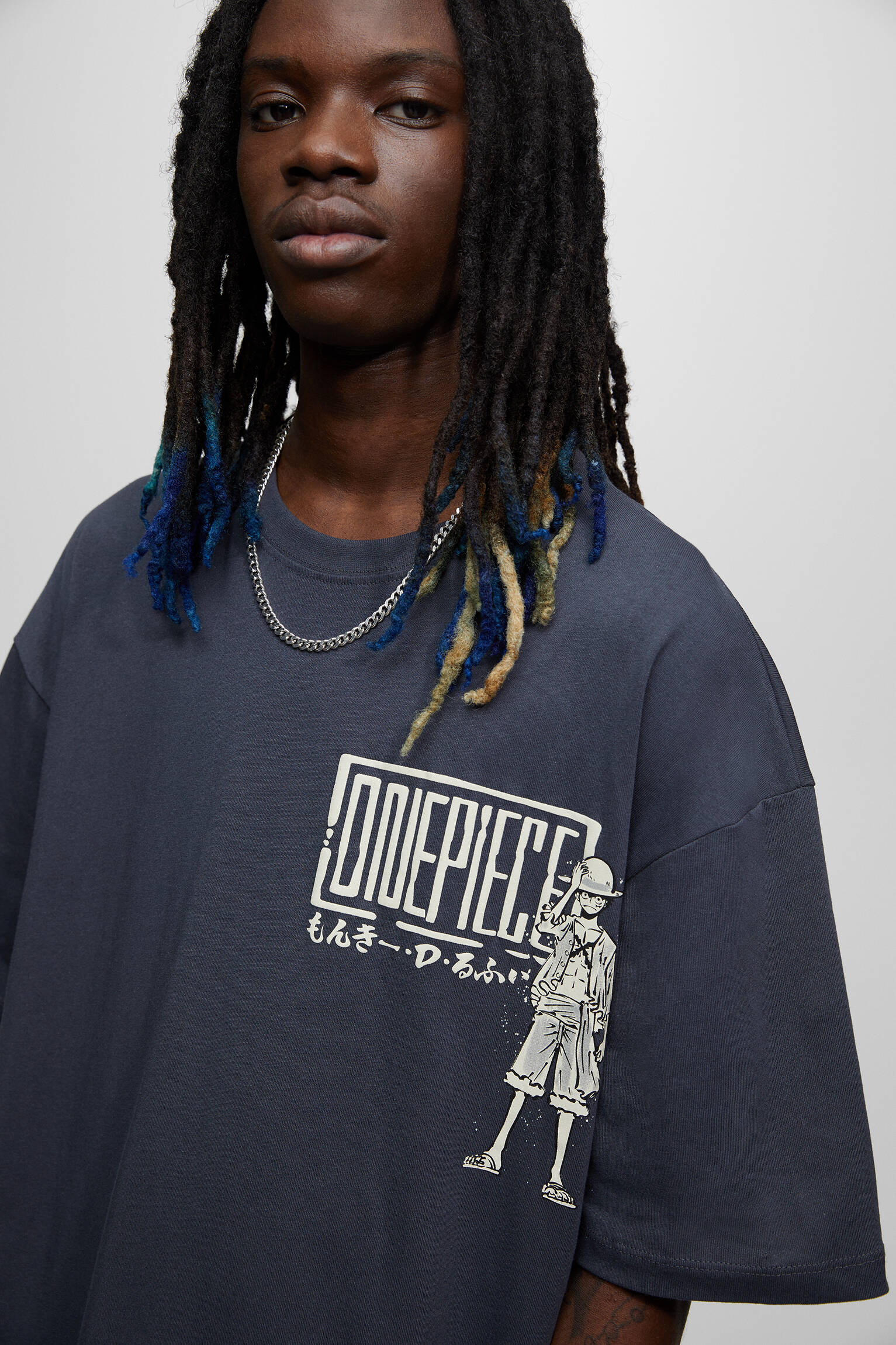 CAMISETA CINZA DE UMA PEÇA - CINZA