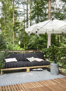 Handson parasol Marrakesh wit Ø 251 cm