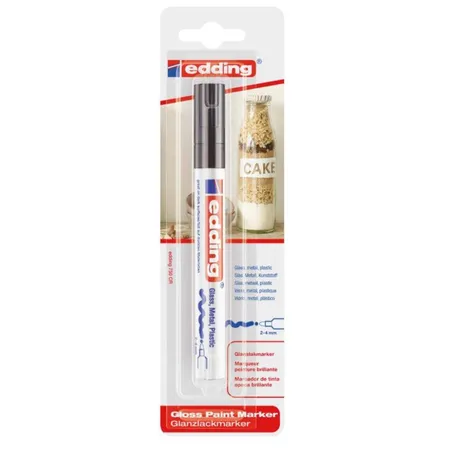edding 750 Glanzlackmarker, 2-4mm, schwarz