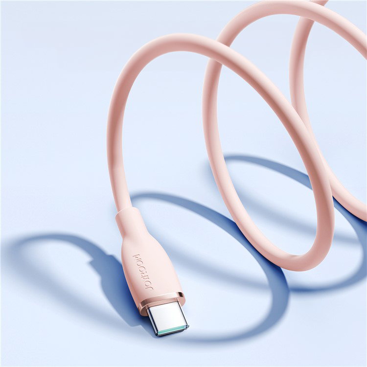(1.2m) 3A USB A auf USB C Ladekabel Silikon Datenkabel - Rosa