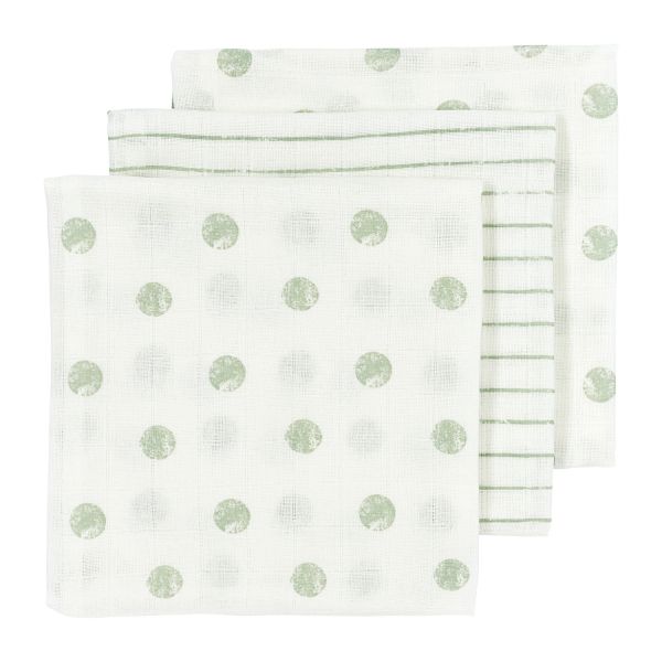 Meyco Hydrofiele Luiers - Dot Stripe - Sand