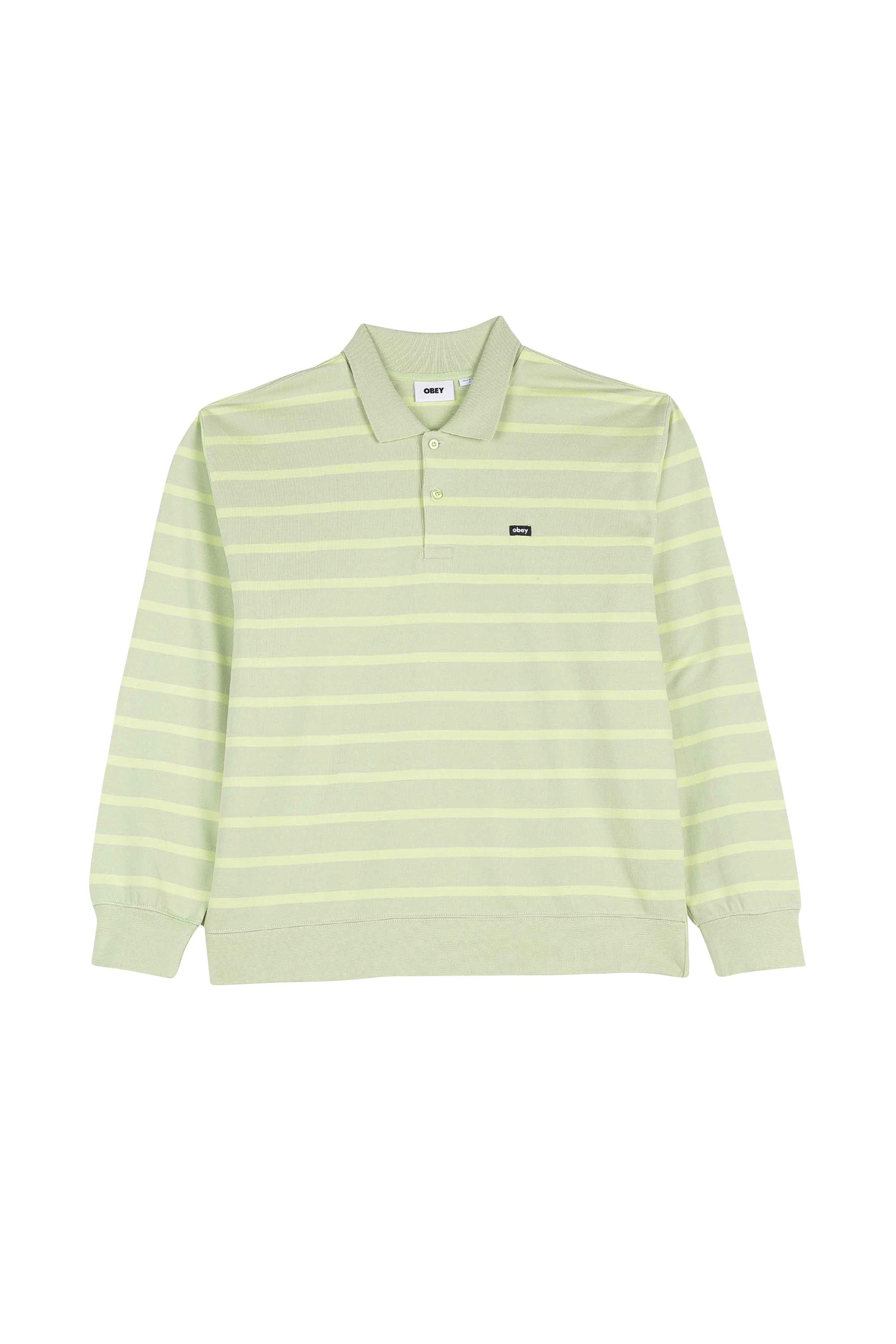 OBEY Polo LOOPER POLO LS Vert