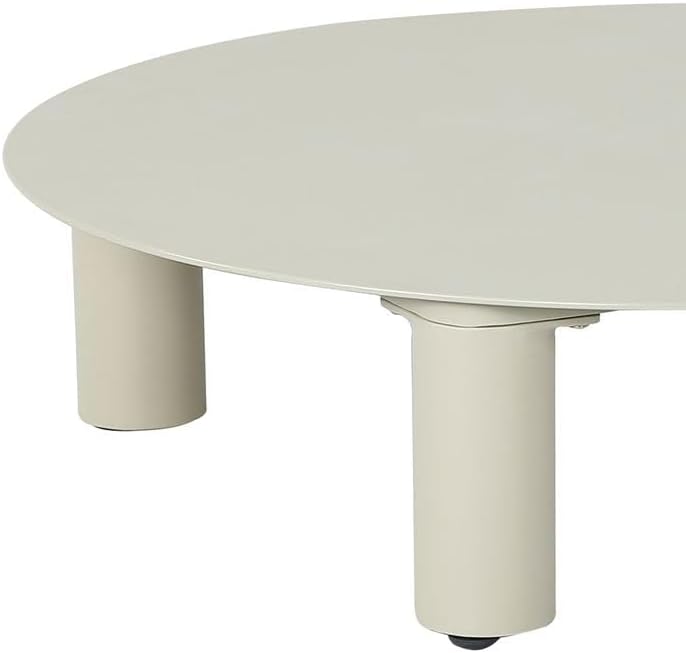 OUTLIV. Ecklounge Santa Barbara Aluminium Olefin wetterfest UV-beständig mit Glastisch 6 Personen Natural Taupe 276x180x72 cm