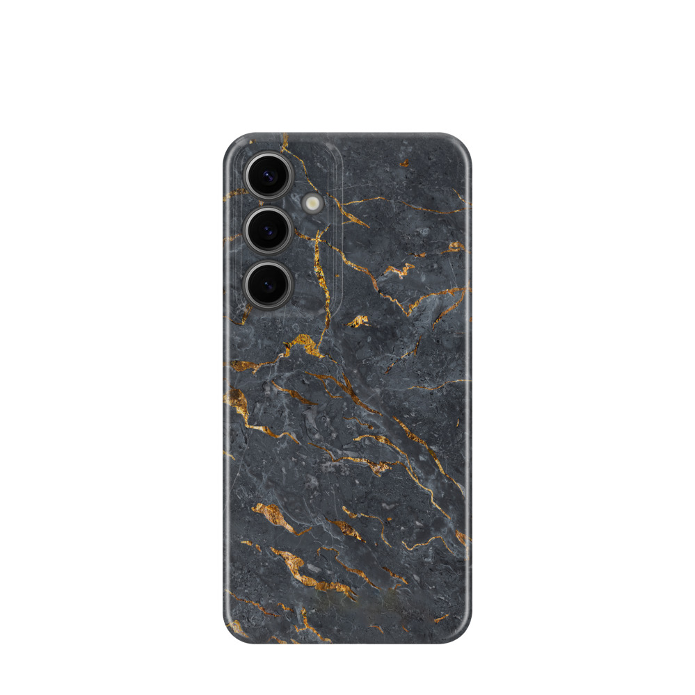 Samsung Galaxy S24 Plus Kunststoff Hülle Marmor Marble 4 - Schwarz