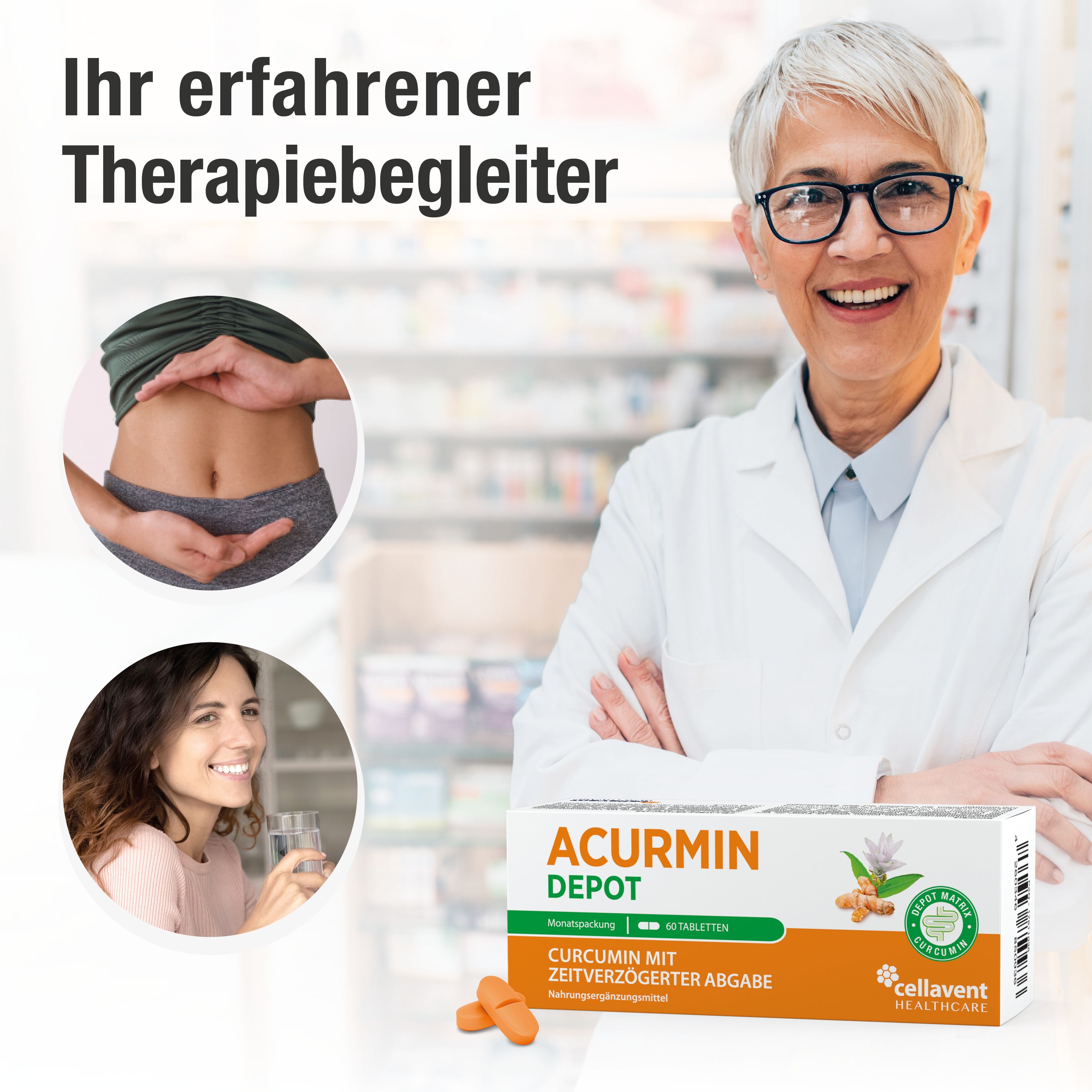 ACURMIN® DEPOT Curcumin mit zeitverzögerzter Abgabe-Acurmin DEPOT