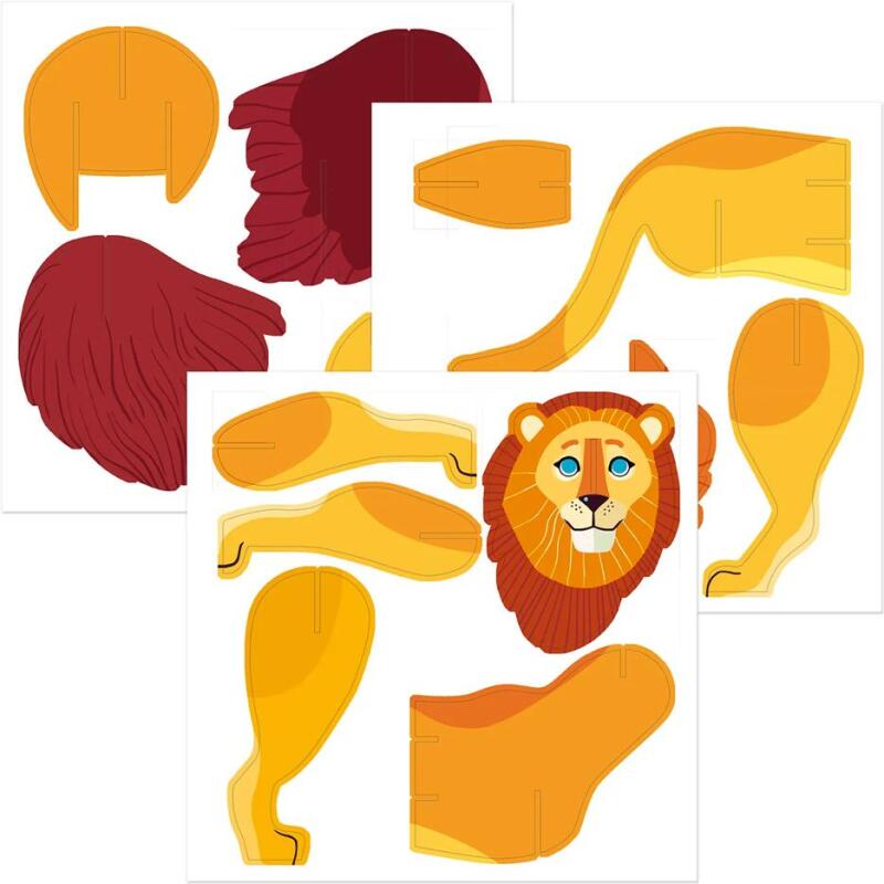 Crea 3D, Lion - Orange