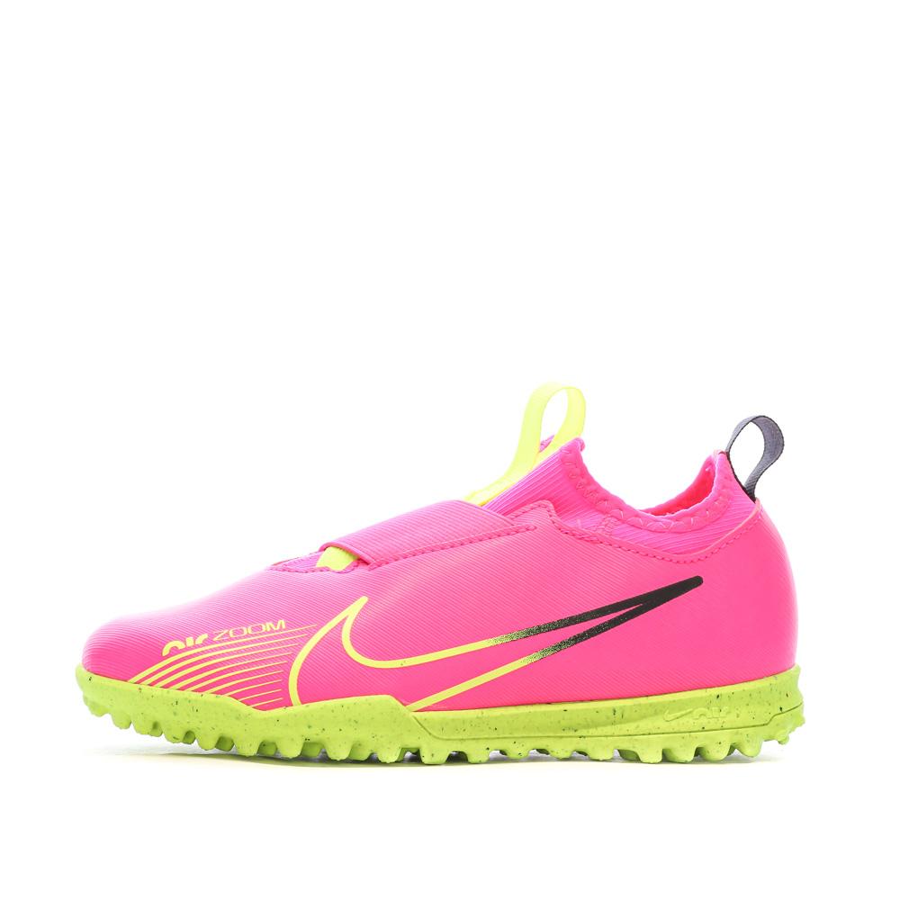 Nike Chaussures de Foot Roses Junior Nike Zoom Vapor 15 Academy TF