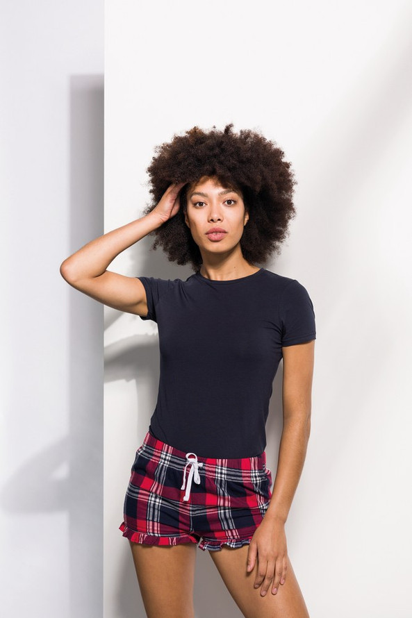 Skinnifit SK082 - Short femme à motif tartan