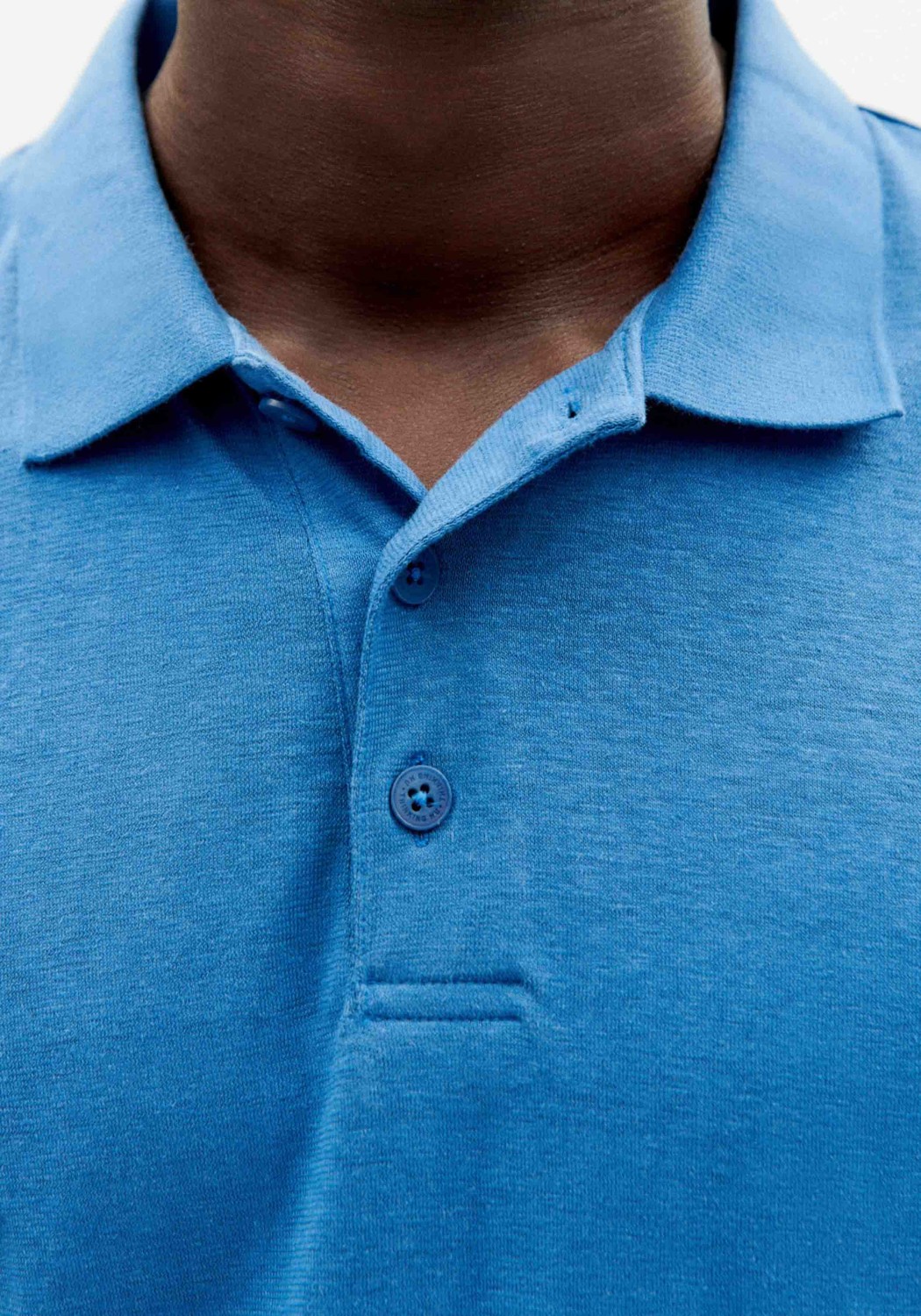Thinking Mu Polo Hemp Heritage Blue