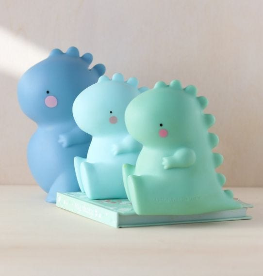 Lampje T-Rex blauw