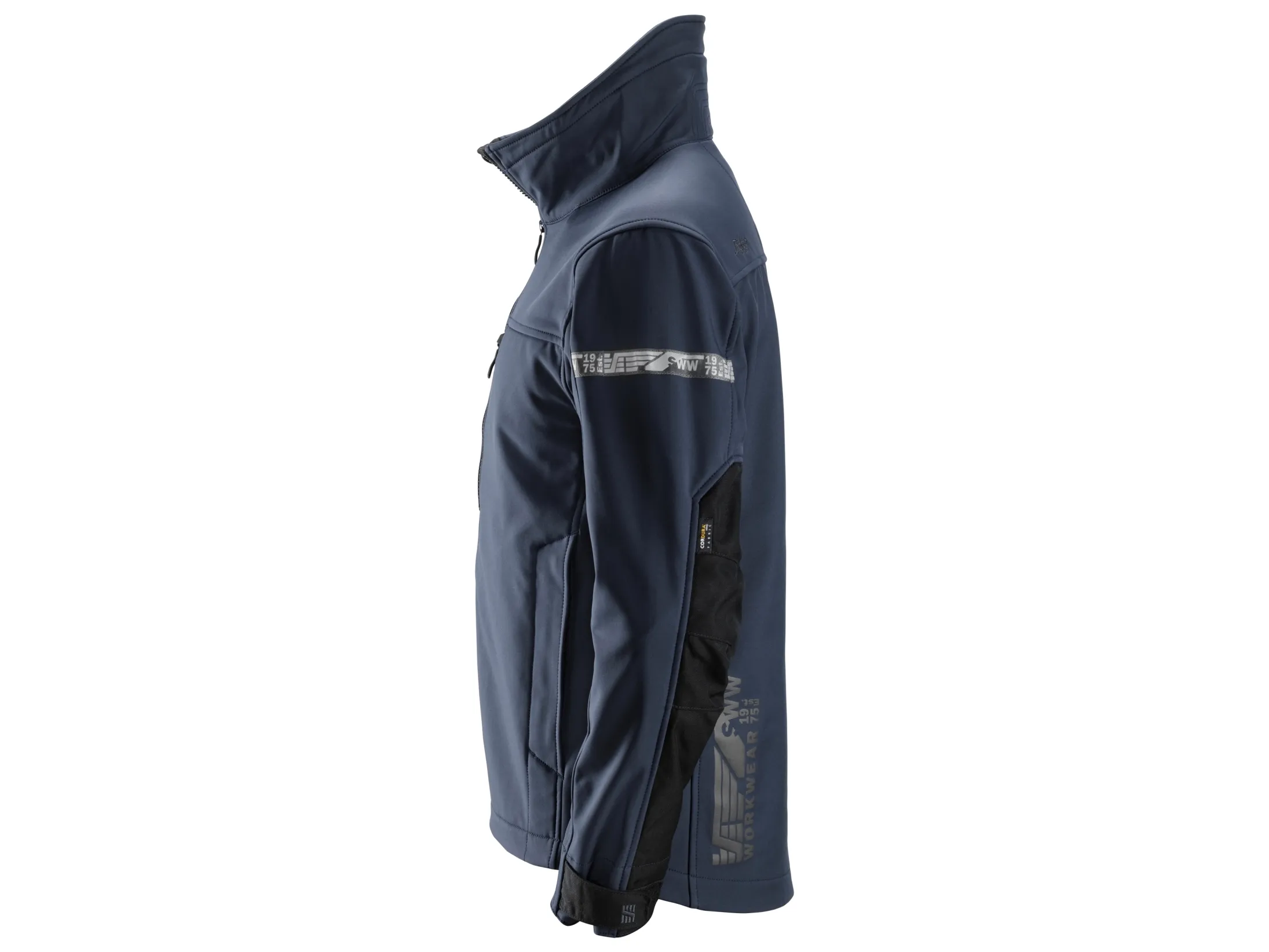 Snickers Workwear 12009504008, Jakke, Mand, Sort, Marineblå, XXL, Polyester, 265 g/m²