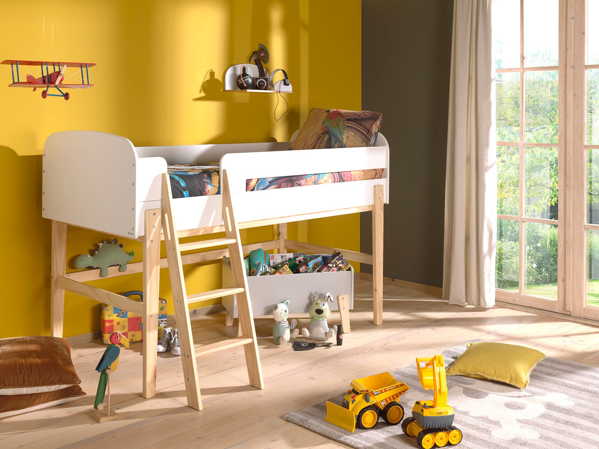 LUCEVI - Kiddy Halfhoogslaper 90x200cm - Wit