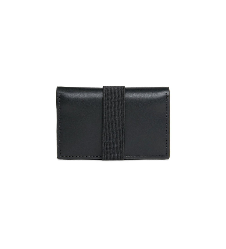 Porta-cartões Calvin Klein em couro sintético preto