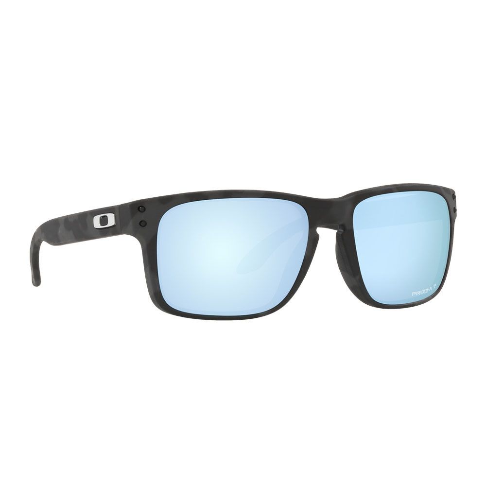 Oakley HOLBROOK - Lunettes de soleil polarisés matte black camo/prizm deep water