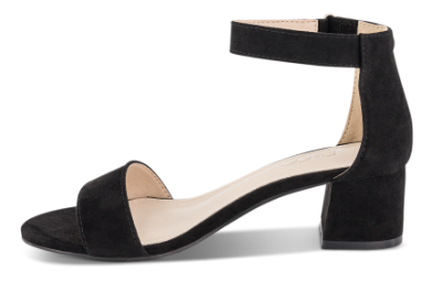 B&CO Damesandal med hæl Sort 4214101010