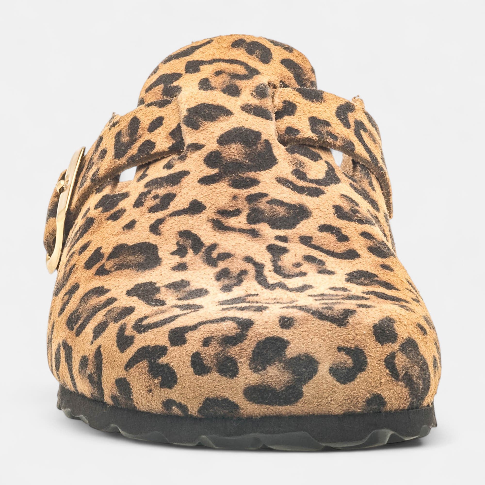 Mules Femme en cuir camel