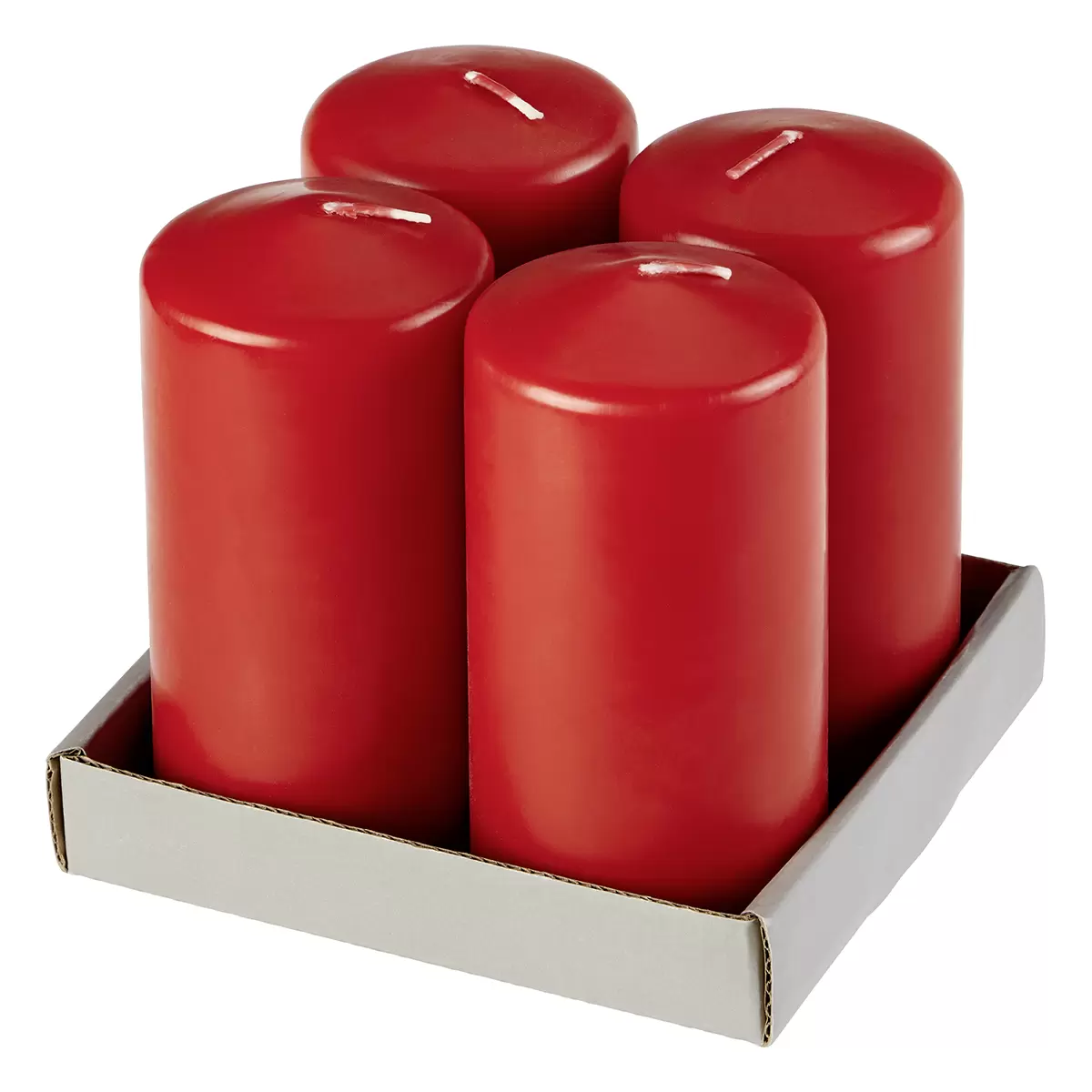 Kerze Ondega weiss,rot,lila,grün,blau