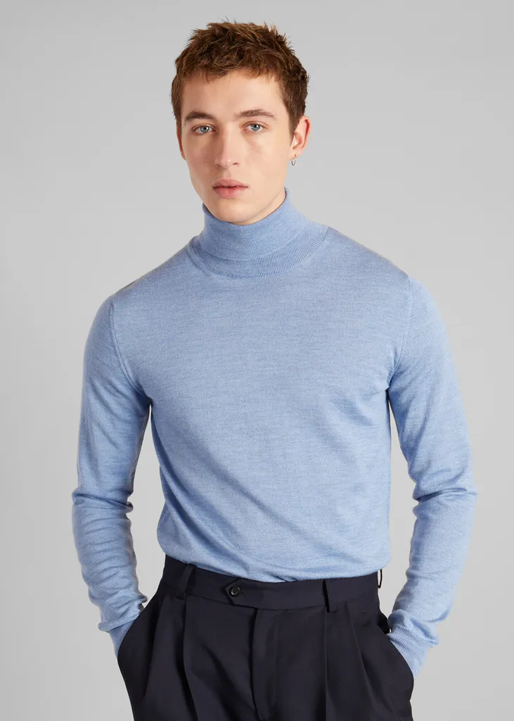 Pull col roulé en laine mérinos L'Exception Paris