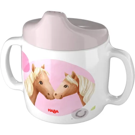 HABA 305696 Trinklerntasse Pferde