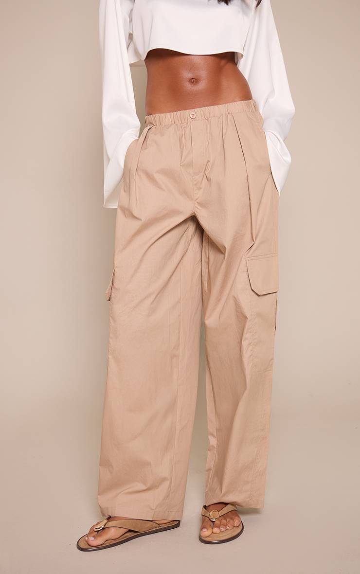 Pantalon En Coton Avec Détails De Poches Cargo