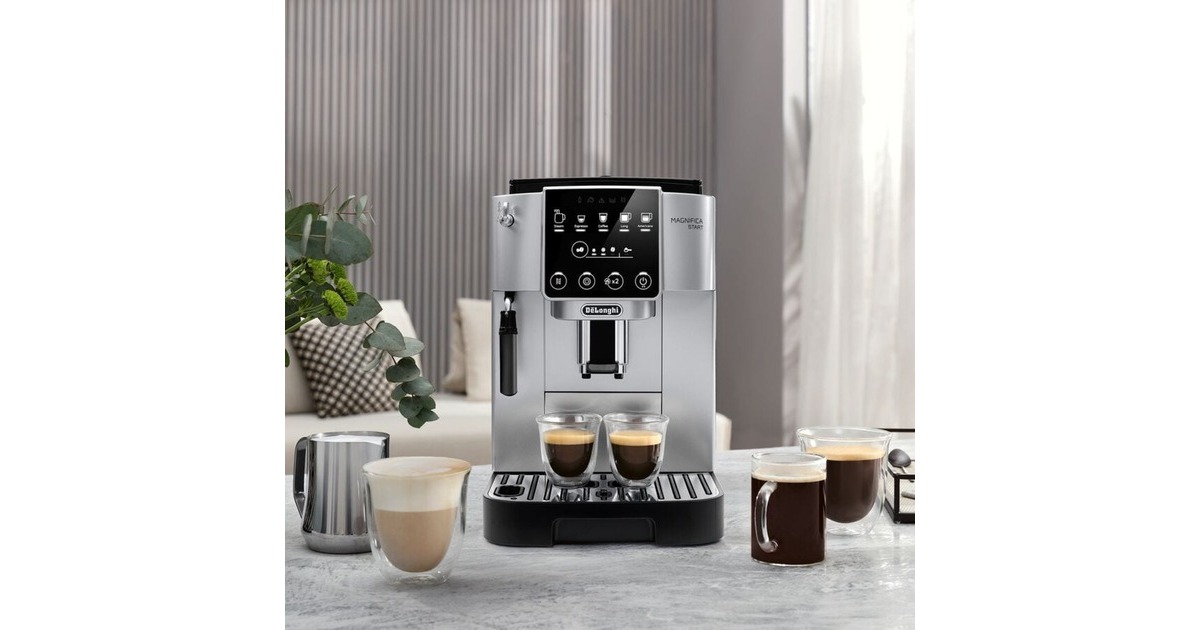 DeLonghiECAM220.30.SB Magnifica Start espressomachine  (Zilver/zwart)