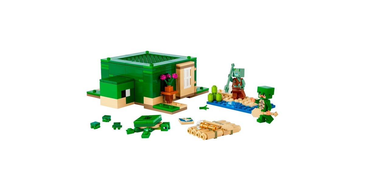 LEGOMinecraft - Het schildpadstrandhuis Constructiespeelgoed  (21254)