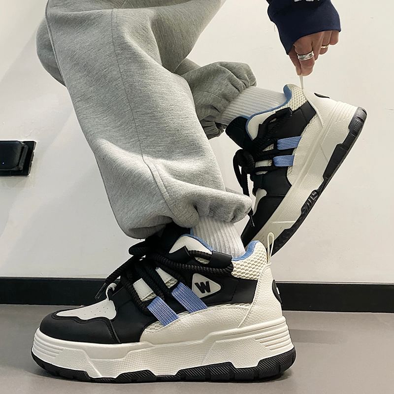 HANO - Platformpaneel Mesh Sneakers